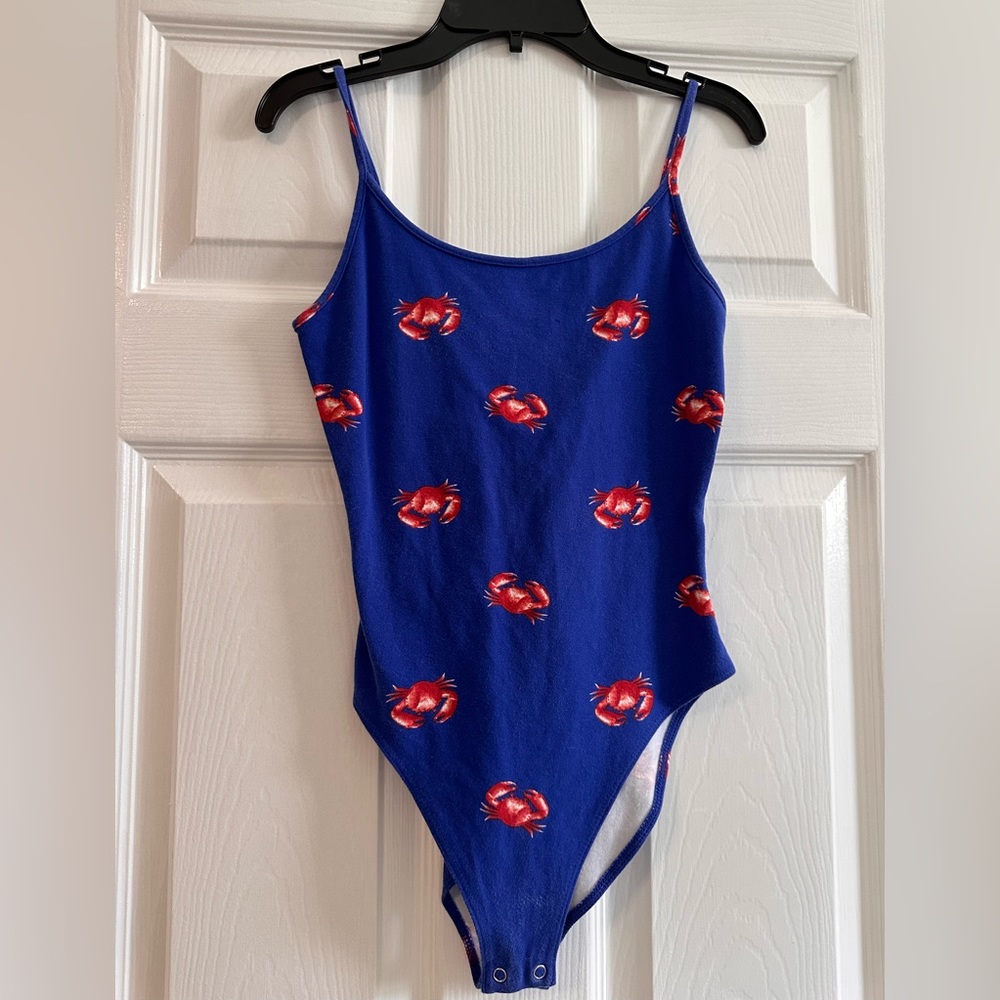 Crab Print Bodysuit
